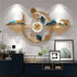Deer in circular ring Wall Clock